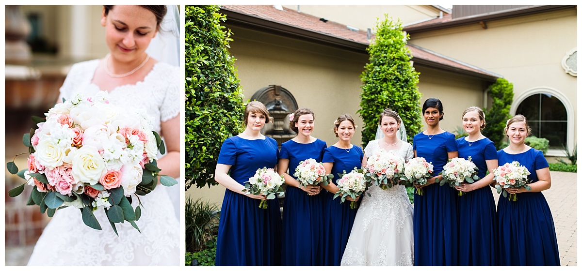 Chapel at Ana Villa Spring Wedding Flowers