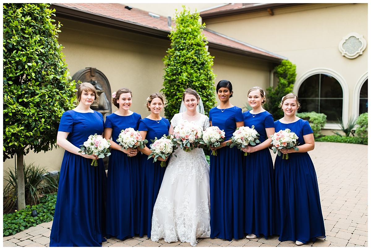 Chapel at Ana Villa Spring Wedding Flowers