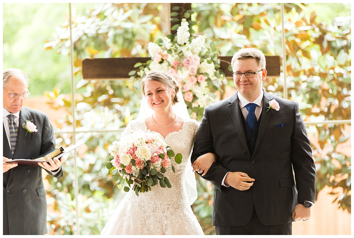 Chapel at Ana Villa Spring Wedding Flowers