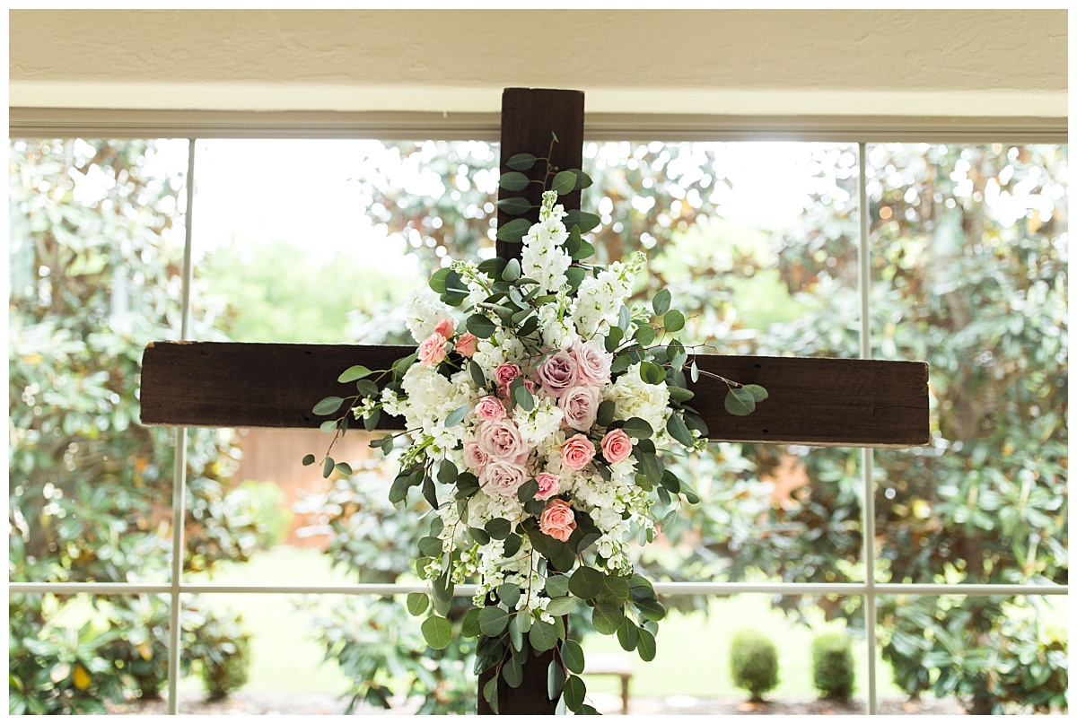 Chapel at Ana Villa Spring Wedding Flowers