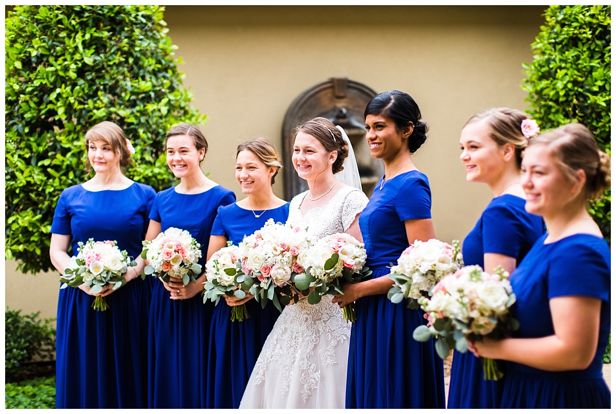 Chapel at Ana Villa Spring Wedding Flowers