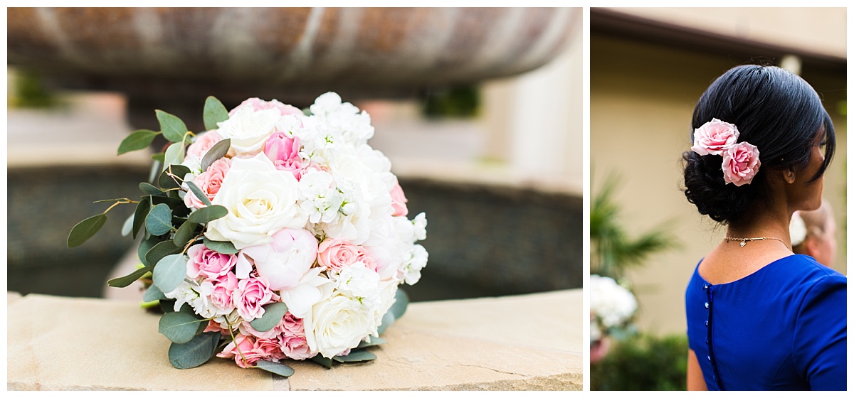 Chapel at Ana Villa Spring Wedding Flowers