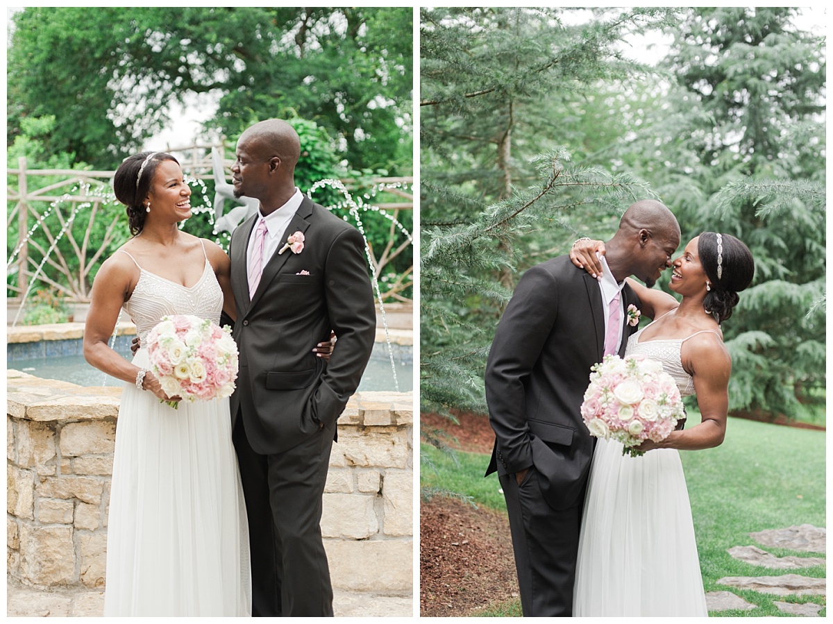 Spring Elopement Wedding Flowers at Dallas Arboretum