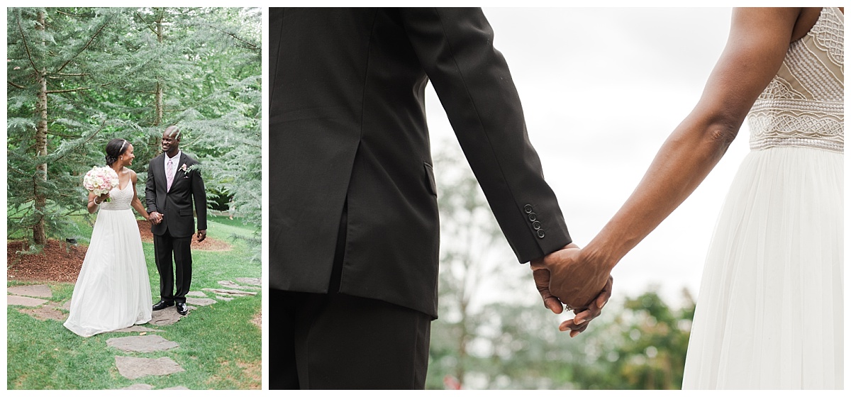 Spring Elopement Wedding Flowers at Dallas Arboretum