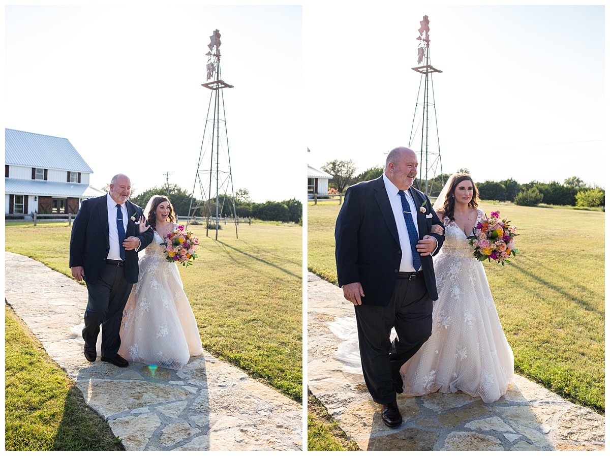 Colorful five oaks farms cleburne wedding flowers