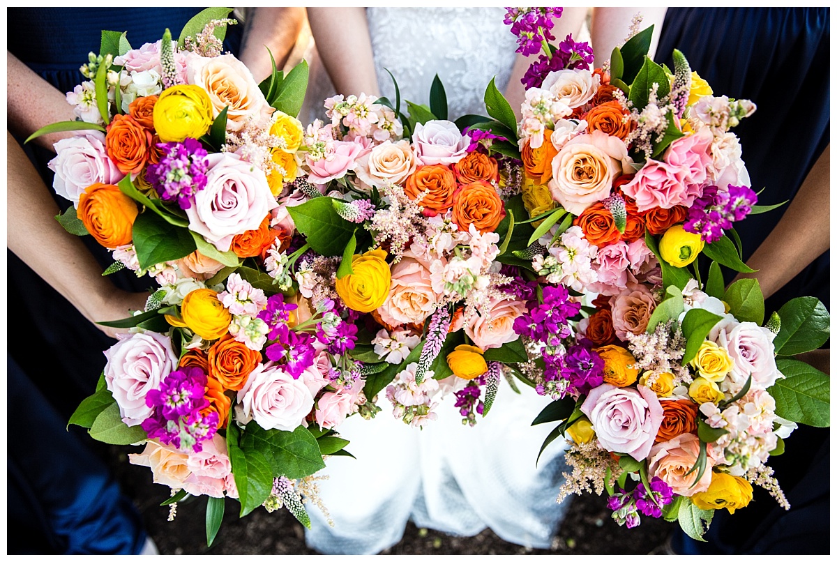 Colorful five oaks farms cleburne wedding flowers