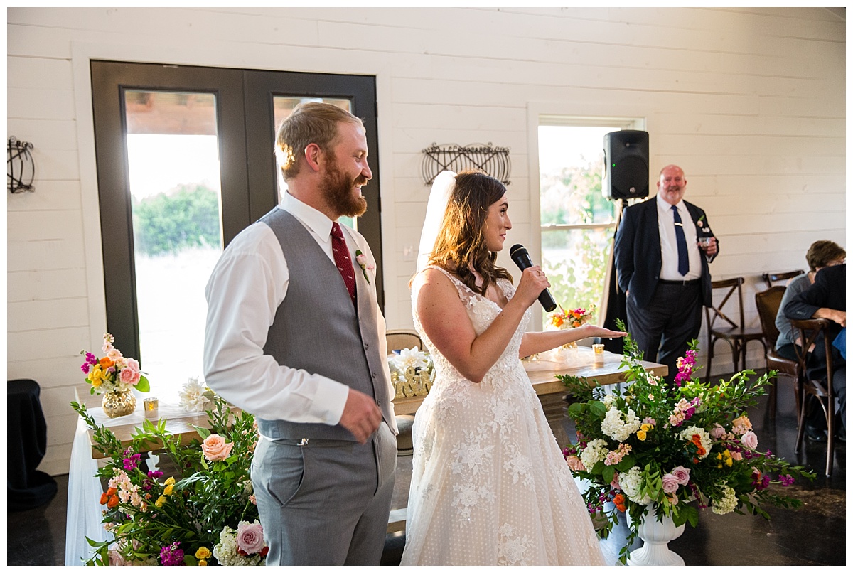 Colorful five oaks farms cleburne wedding flowers