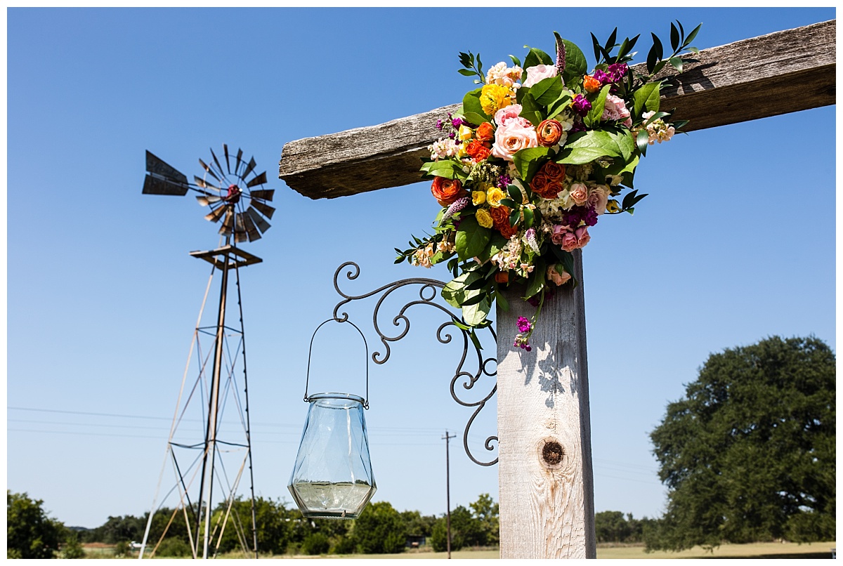 Colorful five oaks farms cleburne wedding flowers