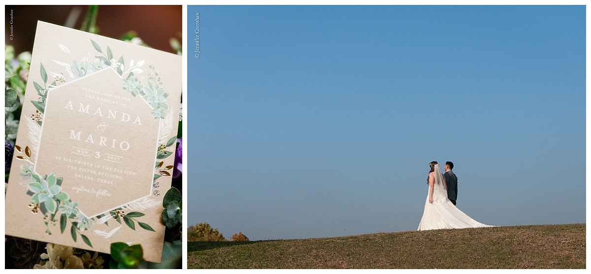 Dallas Filter Building natural organic ivory and lavender wedding flowers with eucalyptus