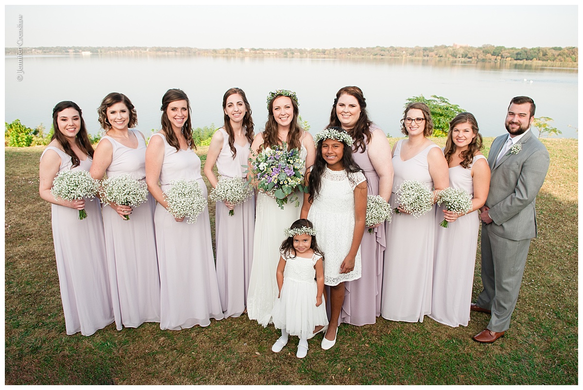 Dallas Filter Building natural organic ivory and lavender wedding flowers with eucalyptus