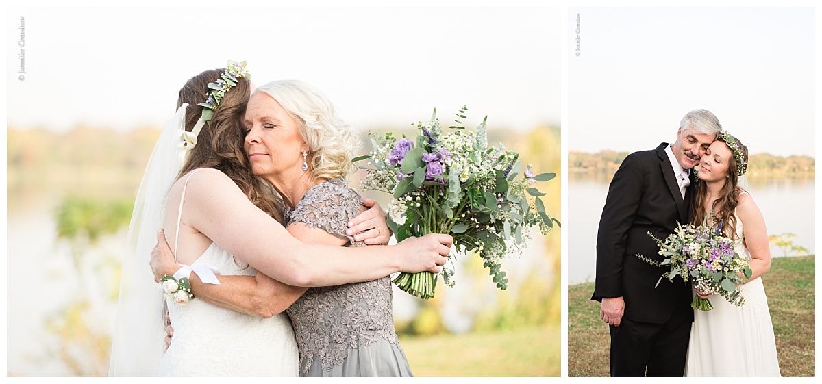 Dallas Filter Building natural organic ivory and lavender wedding flowers with eucalyptus