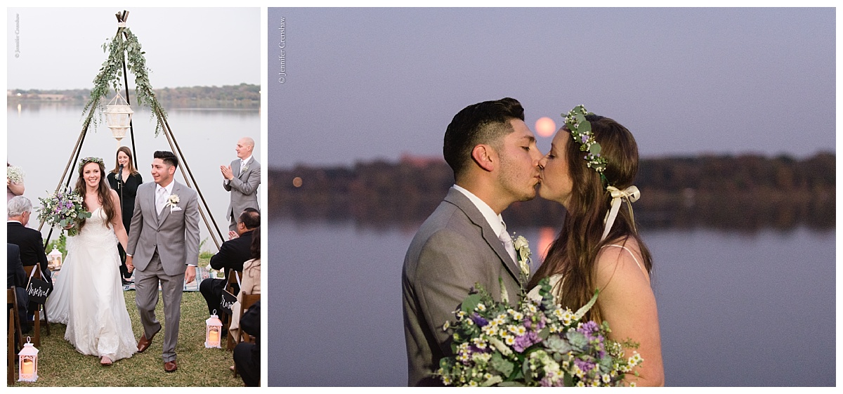 Dallas Filter Building natural organic ivory and lavender wedding flowers with eucalyptus