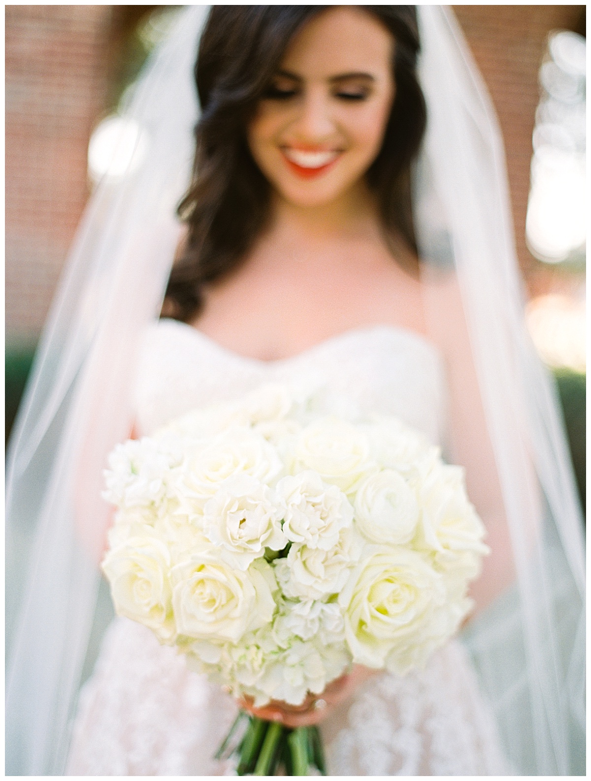 Traditional white, gold, and black Dallas Wedding Royal Lane Baptist Church Room on Main Wedding Flowers