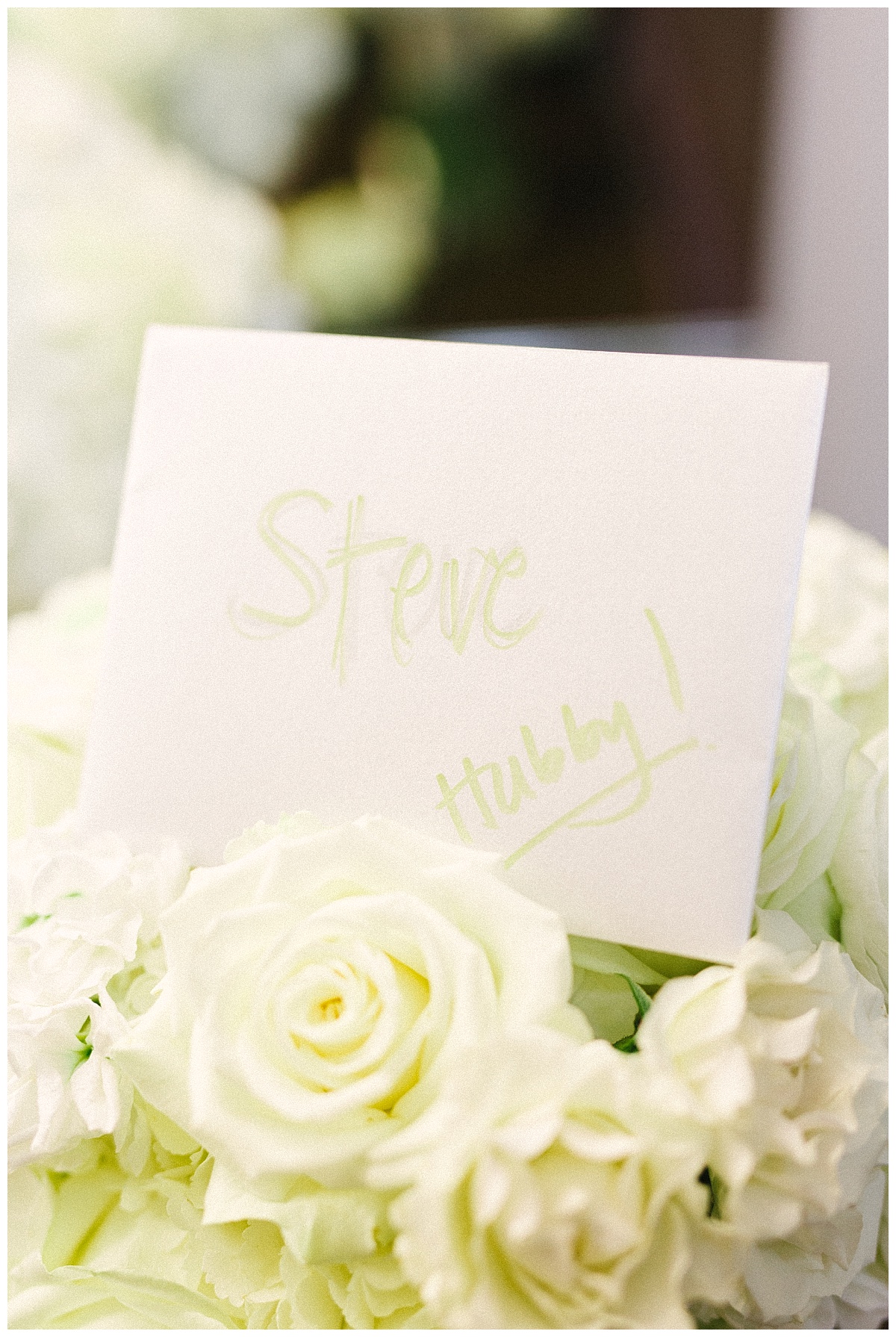 Traditional white, gold, and black Dallas Wedding Royal Lane Baptist Church Room on Main Wedding Flowers