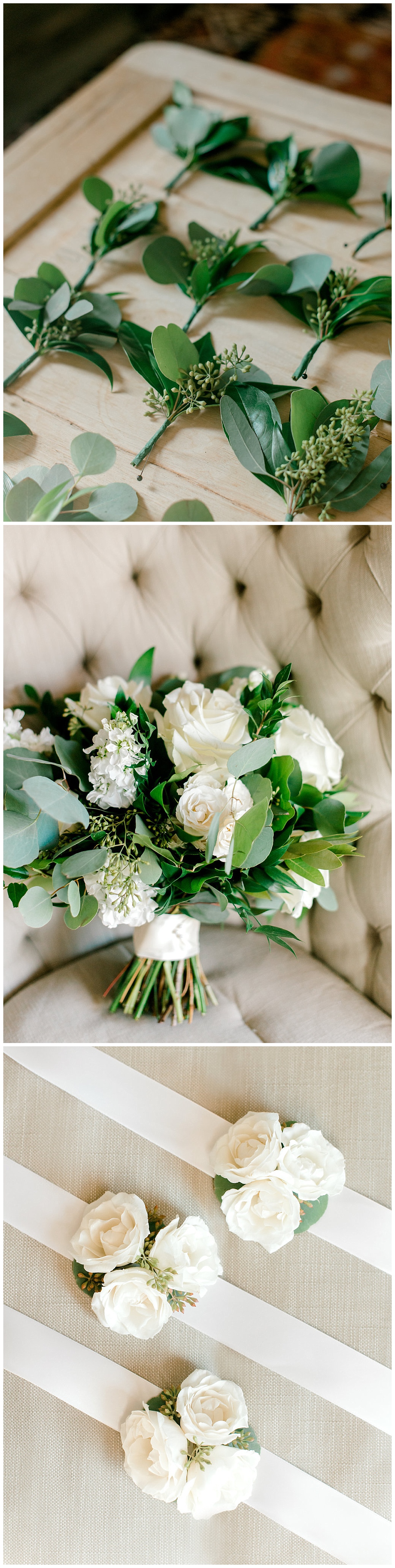 Hidden Pines,Highland Village,Dallas,greenery,Bethany Erin,Natural,Texas,Wedding,flowers,bouquets,centerpieces,A & L Floral Design,Smilax,Mantle