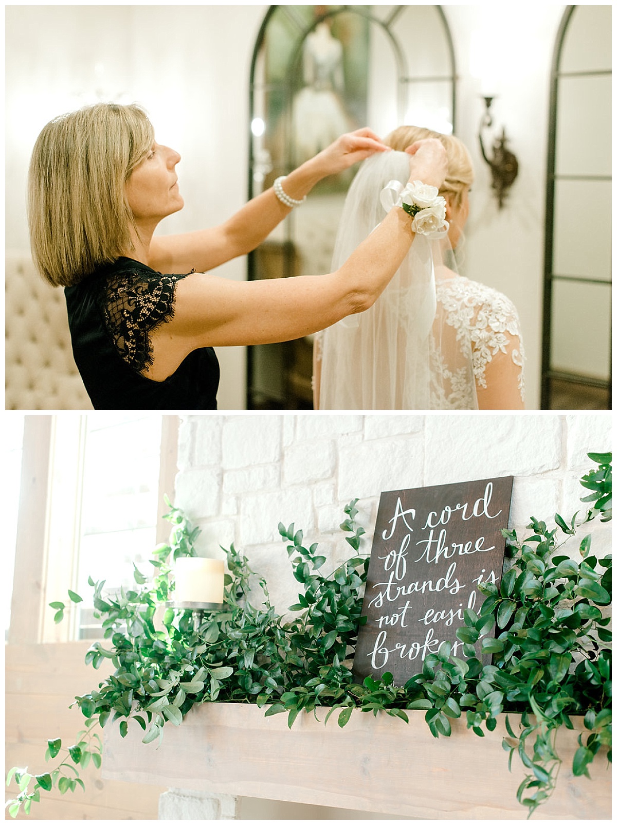 Hidden Pines,Highland Village,Dallas,greenery,Bethany Erin,Natural,Texas,Wedding,flowers,bouquets,centerpieces,A & L Floral Design,Smilax,Mantle